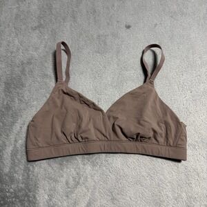 Skims Fits Everybody Crossover‎ Bralette Bra Brown Size XS Comfort Casual